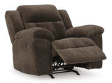 Signature Design by Ashley Frohn Urban Manual Rocker Recliner with Pillow-Top Arms, Dark Brown Signature Design by Ashley