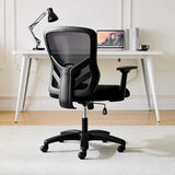 YFO Big and Tall Office Chair 500LBS - Computer Desk Chair with Adjustable Lumbar Support, Heavy Duty Ergonomic Mesh with 360 Rotation 4D Arm and Extra Wide Comfty Seat, Quiet Wheels for Adults YFO