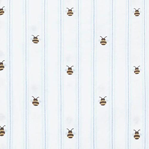 Poppy & Fritz - Full Sheets, Cotton Percale Bedding Set, Crisp & Cool, Ideal Bedding Set (Bumble Bees, Full) Poppy & Fritz
