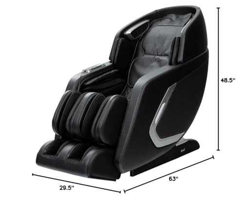 Osaki OS-Pro Encore | Black | 4D SL-Track Zero Gravity Full Body Airbag Massage | Intelligent Voice Control | Back and Calf Infrared Heat | Foot Roller Massage Osaki