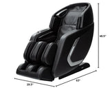 Osaki OS-Pro Encore | Black | 4D SL-Track Zero Gravity Full Body Airbag Massage | Intelligent Voice Control | Back and Calf Infrared Heat | Foot Roller Massage Osaki