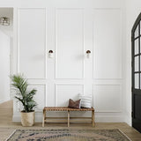 Decozayn Wall Molding Kit, Premade Wainscoting Panels, Picture Frame Moulding, Pre Cut Wall and Door Molding &Trim Panel Kits, Wainscot Wall Panel for Home Decoration, 6 Frames DECOZAYN