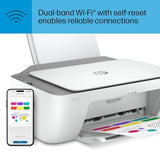 HP DeskJet 2755e Wireless Color inkjet-printer, Print, scan, copy, Easy setup, Mobile printing, Best-for home, 3 months of Instant Ink included,white HP