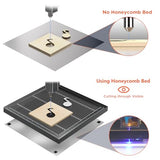 ACMER Laser Engraver Machine, K1 Desktop 3500mW Compact Laser Engraving Machine, 150×150mm Work Area, 0.08mm Fine Engraving Spot, Laser Cutter for Wood, Plywood, Acrylic, DIY Crafts & Small Business ACMER