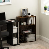 Furinno Pasir 3-Tier Open Shelf Bookcase, Amber Pine Furinno