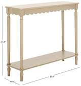 SAFAVIEH Home Collection Haven French Country Farmhouse Natural Brown Console Table for Entryway, Living Room, Foyer SAFAVIEH