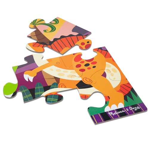 Melissa & Doug Dinosaur Dawn Jumbo Jigsaw Floor Puzzle (24 pcs, 2 x 3 feet) - FSC Certified Melissa & Doug