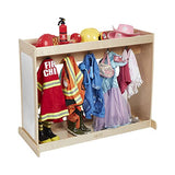 ECR4Kids Streamline Dress-Up Island, Costume Organizer, Natural ECR4Kids
