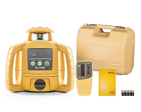 Topcon RL-H5B Leveling Horizontal Rotary Laser w/LS-80X Laser Receiver and Bonus Field Book- 1021200-73 TOPCON