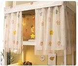 Navhao 1 Panels,Bottom Bunk Bed Curtains Cloth Breathable Bed Canopy Men Women Curtain Shading Nets for Single Bed Navhao