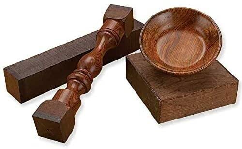 Exotic Cocobolo Wood Turning Blanks, Suitable Turning Blank Squares for Woodturning (1, 2" X 2" X 6") Generic