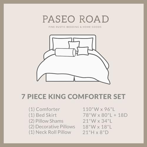 HiEnd Accents Barbwire Western Bedding, King H HIEND ACCENTS
