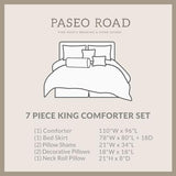 HiEnd Accents Barbwire Western Bedding, King H HIEND ACCENTS