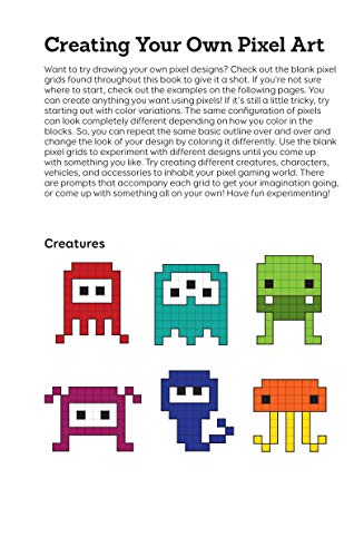 Pixel Gamer Coloring Book: Perfectly Portable Pages (Design Originals) (On-The-Go! Coloring Book)