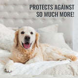 DMI Waterproof Mattress Protector, White, 36x80x6 Inch, Noiseless Plastic DMI