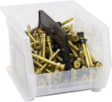 Akro-Mils 30239 AkroBins Plastic Storage Bins, Space-Saving Stackable Bins for Garage, Pantry, Craft Organization, 11-" x 8-" x 7-", Clear, 6-Pack Akro-Mils