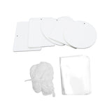 BUGUUYO 1 Set air freshener sublimation car freshener Sublimation Fresh film Perfume air freshener sublimation Air air freshener blanks for sublimation car BUGUUYO