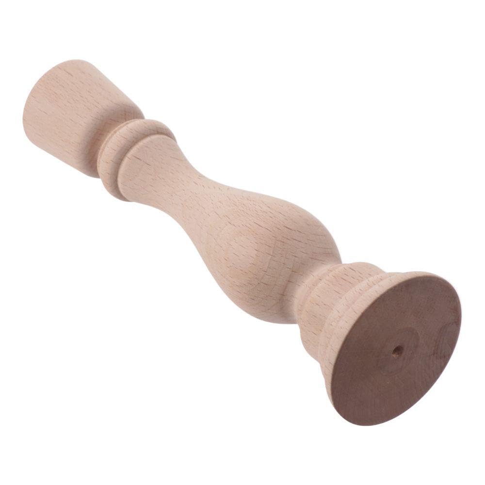 3 Pcs Wooden Candle Holders Wooden Farmhouse Candlesticks Unfinished Pillar Taper Candle Holders for DIY Spiral Taper Candle Home Decor diyhub