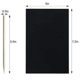 Art Set for Kids Rainbow Magic Scratch Off Paper Black Scratch Sheets Notes Cards Boards Doodle Pads Childrens Crafts Projects Kit for Girls Boys Adults Birthday Christmas Gift Yibeishu