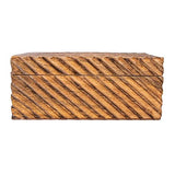 Creative Co-Op Hand-Carved Mango Wood Nesting Boxes with Burnt Finish, Grey, Set of 2 Creative Co-Op