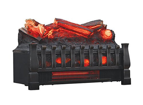 duraflame Electric Log Set 1,000 Sq Ft Heater, Faux Logs Insert with Infrared Flames for Existing Fireplaces, Remote Control Included Duraflame