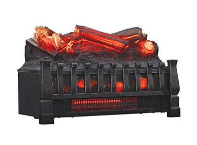 duraflame Electric Log Set 1,000 Sq Ft Heater, Faux Logs Insert with Infrared Flames for Existing Fireplaces, Remote Control Included