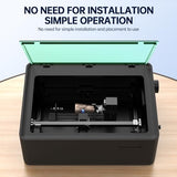Gluwphy Laser Rotary Roller for Gluwphy Laser Machine，Laser Engraver Y-axis Rotary Module Engraving Module for Engraving Cylindrical Objects Cans 360°, Wine Glass, Tumbler, Ring Gluwphy