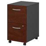 Bush Business Furniture Series C 2 Drawer Mobile File Cabinet, Hansen Cherry Bush Business Furniture