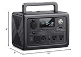 BLUETTI Portable Power Station EB3A, 268Wh LiFePO4 Battery Backup w/ 2 600W (1200W Surge) AC Outlets, Recharge from 0-80% in 30 Min., Solar Generator for Outdoor Camping (Solar Panel Optional) BLUETTI