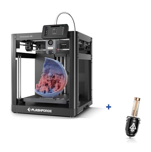 FLASHFORGE Official Adventurer 5M 3D Printer with Extra 0.4mm Nozzle - WoodArtSupply