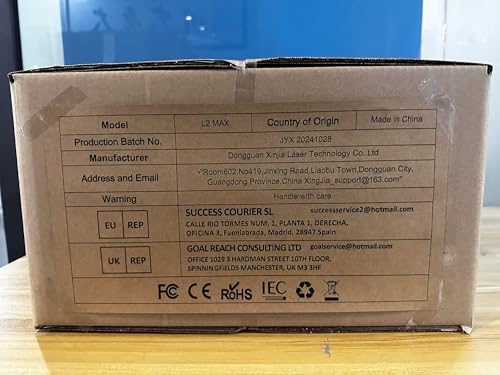 Laser Engraving Machine, Woxcker L2 MAX 5.5W Enclosure Laser Engraver, CNC Engraving Machine 0.01mm High Precision Laser Engraving and Cutting for Wood Metal Glass Suitable for Beginners Woxcker