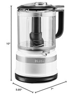 KitchenAid 5 Cup Food Chopper - KFC0516, White KitchenAid