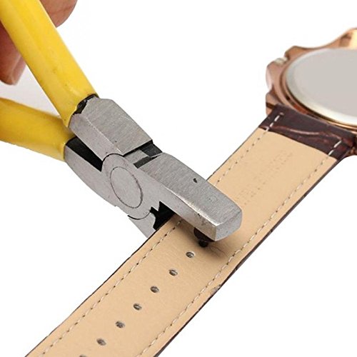 Leather Hole Punch Plier,Vkermury Universal 2mm Hand Leather Strap Watch Band Belt Tool Hole Punch Pliers Tool Vkermury