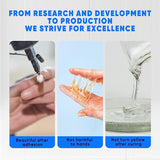 Clear 2 Part Epoxy Glue ClearWeld Waterproof Plastic Weld Adhesive to Metal, Plastics, PVC, Wood, Concrete, Ceramic, Fiberglass Surface Repair, Fishing rods, Wood Furniture, Automotive, DIY (1) Flinemon