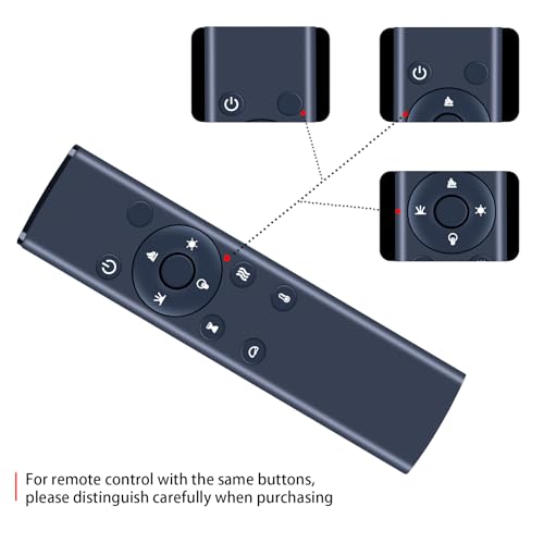 Replacement Fireplacement Remote Control Compatible with Touchstone Spare Smart Electric Fireplace Sideline/Sideline Eite/Infinity/Fury Series RETROSUN