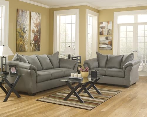 Signature Design by Ashley Darcy Casual Plush Sofa, Grayish Brown Signature Design by Ashley