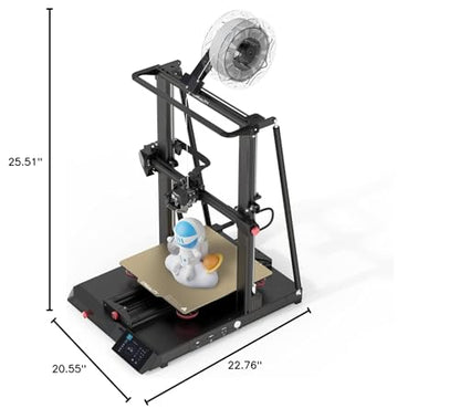 Official Creality CR-10 Smart Pro 3D Printer, Large 3D Printer with HD Camera and Remote Controll, Auto Leveling, Dual Gear Direct Extruder, Flexible PEI Bed for DIY Home and School, 300×300× - WoodArtSupply