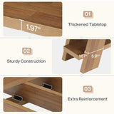 Tribesigns 70.9" Extra Long Console Table with Storage, 3-Tier Narrow Wooden Sofa Table Behind The Couch, Farmhouse Entry Foyer Table for Entryway, Living Room, Hallway, Brown Tribesigns