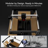 ATOMSTACK Swift 7W Laser Engraver, Swift 7W Laser Cutter, 0.06mm High Accuracy Laser Engraving Machine for Wood and Metal, Dark Acrylic, Glass, Leather Black ATOMSTACK