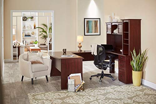 Realspace Broadstreet Executive U-shaped Office Desk - Hutch sold separately Realspace