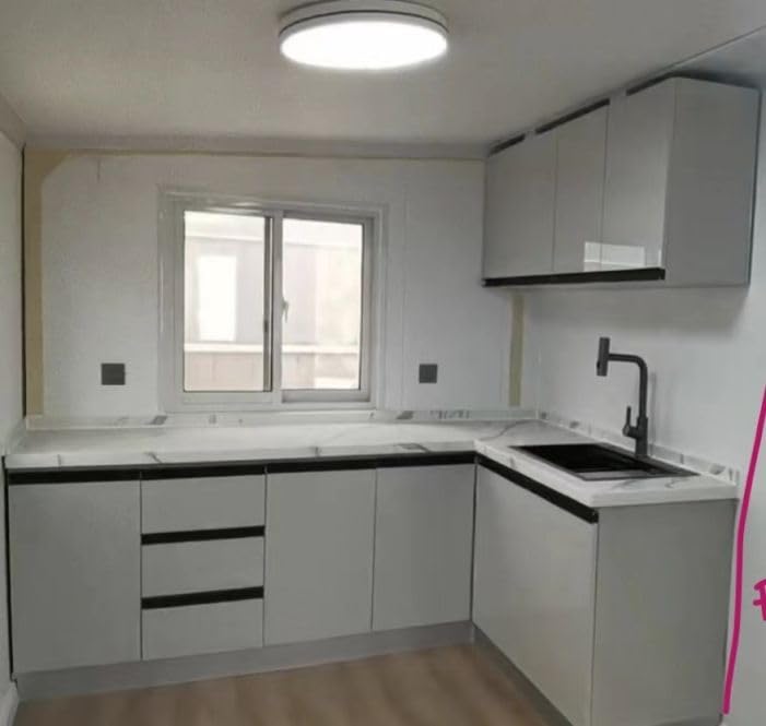 40Ft Pre Fabricated Expandable Container House | 3 Bedroom Set | Kitchen | Bathroom with a washbasin, Mirror and a Smart Toilet seat | Luxury Tiny Villa | Portable Home | 77 Square Metre Generic