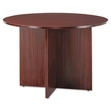 Alera VA7142MY Valencia Round Conference Table W/Legs, 29 1/2h X 42 Dia, Mahogany Alera