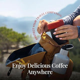 AeroPress Go Travel Coffee Press Kit - 3 in 1 brew method combines French Press, Pourover, Espresso - Full bodied coffee without grit or bitterness - Small portable coffee maker for camping & travel AeroPress