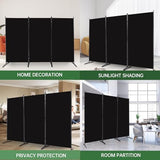 Room Divider Folding Privacy Screens, Portable Room Divider Panel 3 Panel Partition Room Dividers Screen Freestanding Room Partitions and Dividers Fabric Dividers for Room Separation YASRKML