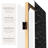 Red Lantern 6 ft. Tall Double Sided Black Crocodile Print Canvas Room Divider 3 Panel Freestanding Folding Privacy Screen Partition and Separator for Modern and Contemporary Bedroom Home Office Studio Red Lantern