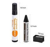 Katzco Furniture Repair Kit Wood Markers - 17 Pcs Set with Sharpener - Furniture Touch Up Markers for Floors, Bedposts, and Molding - Furniture Katzco