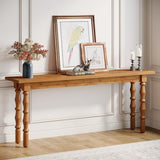 Tribesigns 70.9-Inch Extra Long Console Table for Entryway, Narrow Sofa Table Behind Couch with Solid Wood Legs, Entry Accent Table for Living Room, Foyer, Hallway, Entrance Tribesigns