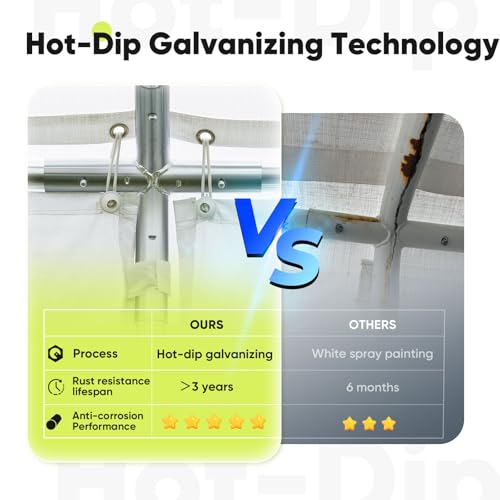 Quictent 20x30ft Party Tent Heavy Duty Outdoor Canopy Tent Carport Wedding Event Shelter BBQ Wedding Tents for Parties with Storage Bags(Church) Quictent