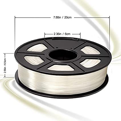 Everyglow 3D Printer Filament, PLA Filament 1.75mm, Glow in The Dark Filament,1KG (2.2 LBS) Spool (Natural Glow Red) Everyglow