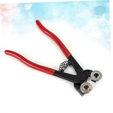 HOUDERCO 1pc Mosaic Glass Tile Cutter Pliers Trimmer Laminate Clippers Stick Tile Tiles Tile Stickers Small Tile Cutter DIY Manual Round Pliers Stainless Steel Cutter Pliers HOUDERCO